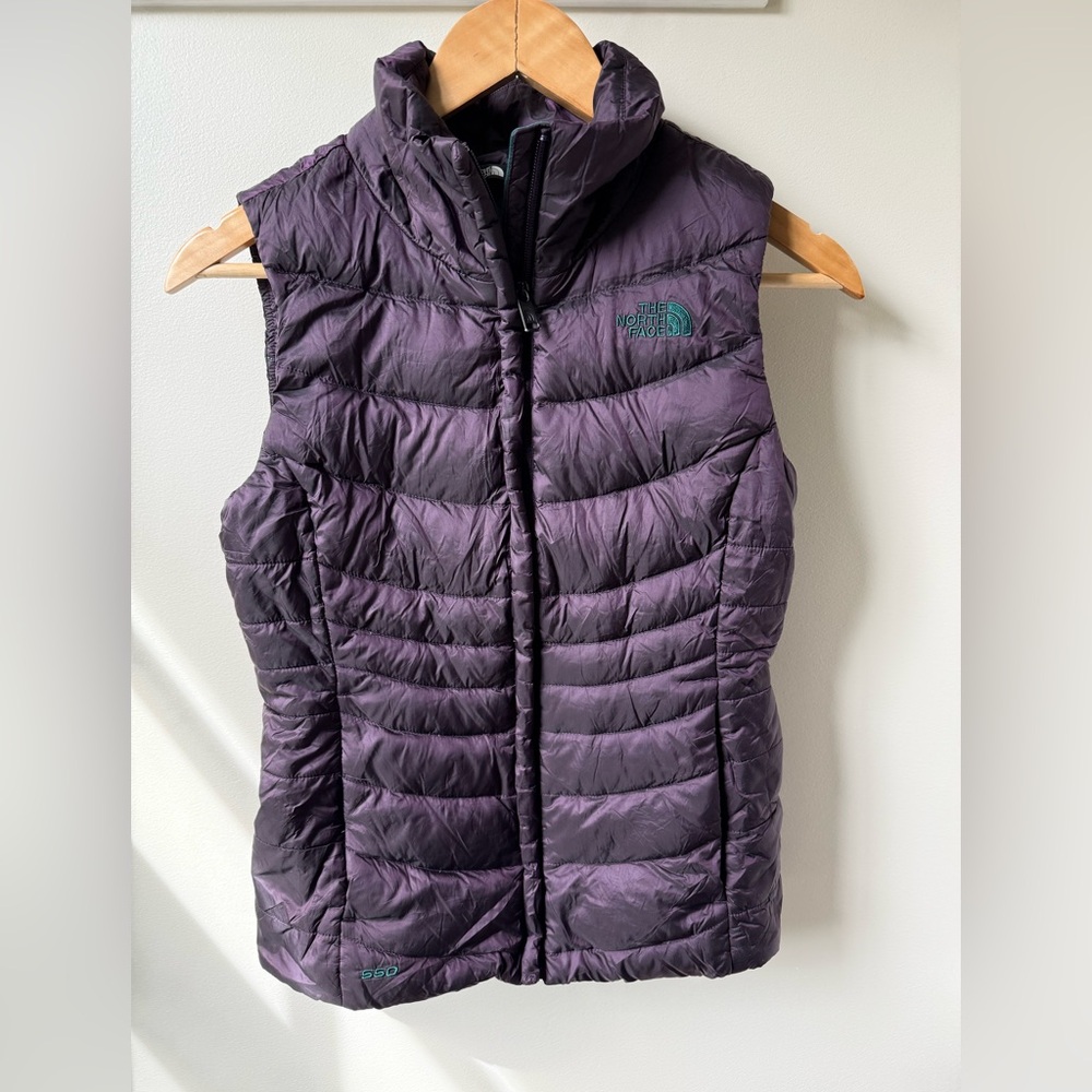 NORTH FACE Aconcagua II Vest Down Puffer 550 Cozy Fall Gorpcore Hiking Purple XS